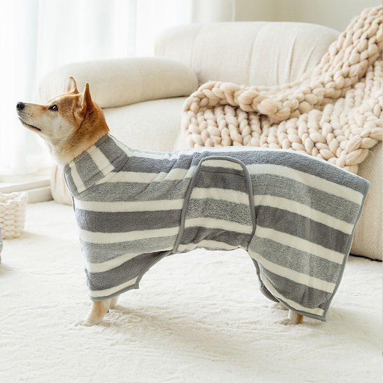 Absorbent Pet Bathrobe Towel