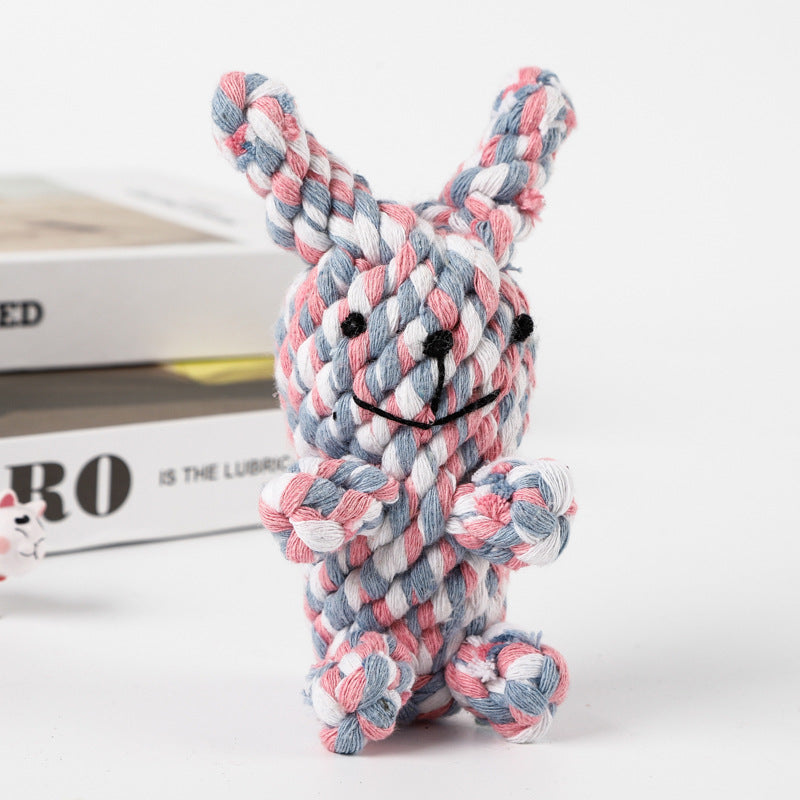Durable Rope Chew Toy for Dogs, Animal Shapes