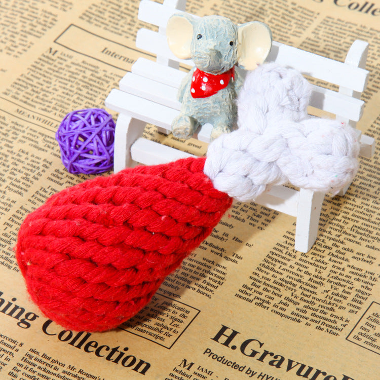 Durable Rope Chew Toy for Dogs, Animal Shapes