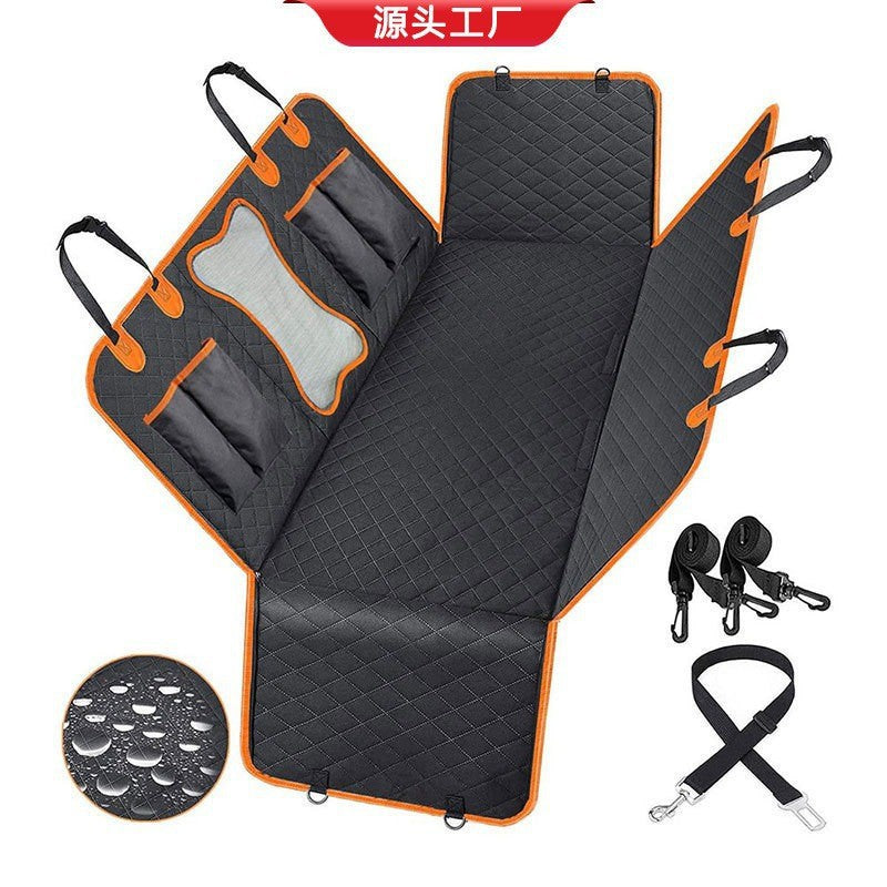 Pet Car Seat Cover for Dogs and Cats - Waterproof Design