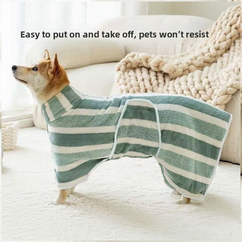 Absorbent Pet Bathrobe Towel