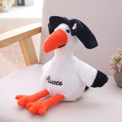 Plush Red Repeating Chicken Toy