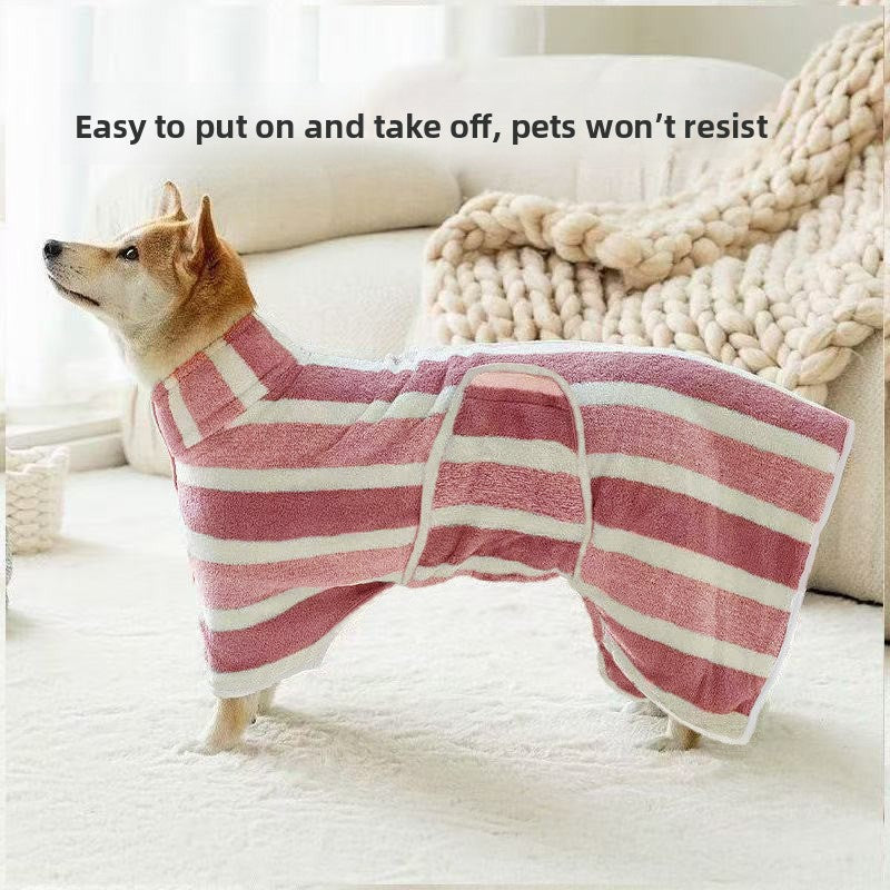 Absorbent Pet Bathrobe Towel