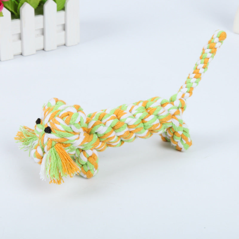 Durable Rope Chew Toy for Dogs, Animal Shapes
