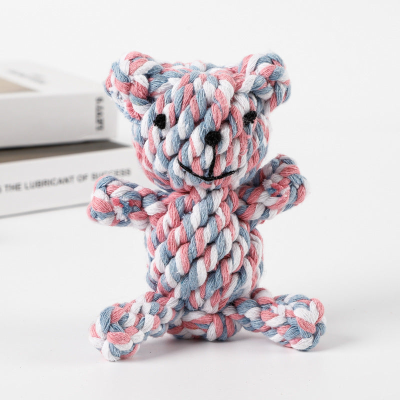 Durable Rope Chew Toy for Dogs, Animal Shapes