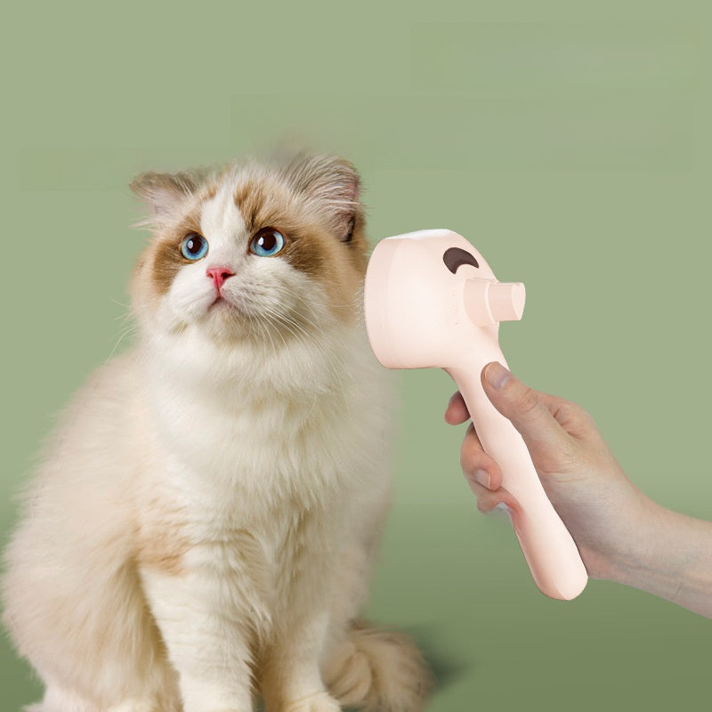 Pet Spray Grooming Comb with Detangling Function