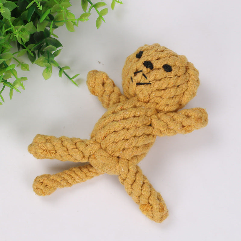 Durable Rope Chew Toy for Dogs, Animal Shapes