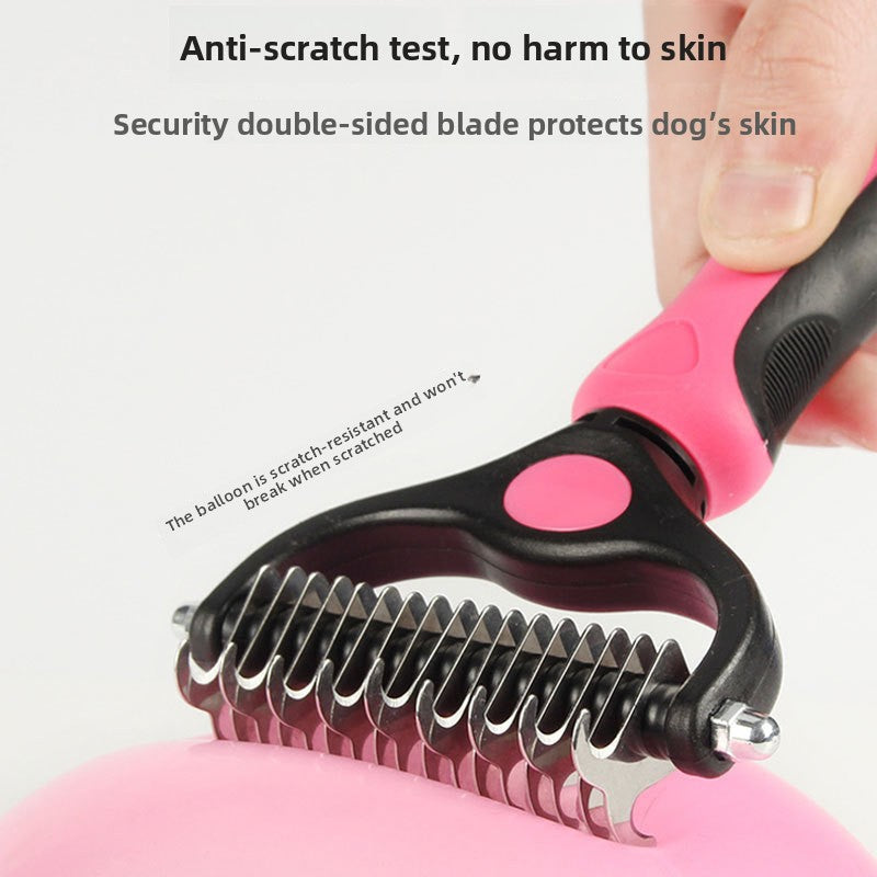 Pet Grooming Comb - Fine Tooth Detangler
