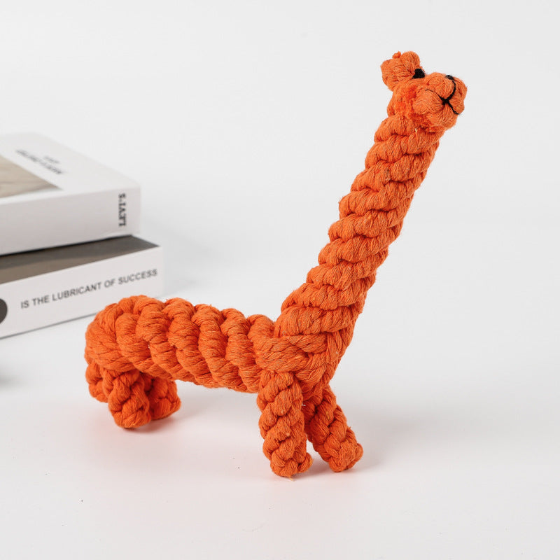 Durable Rope Chew Toy for Dogs, Animal Shapes