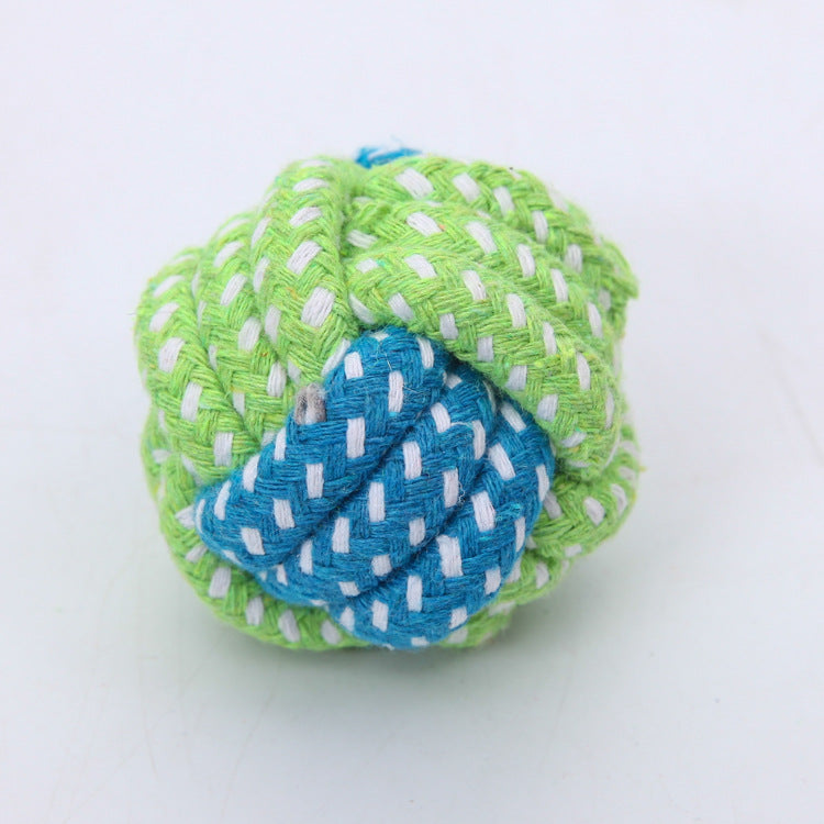 Cotton Rope Chew Ball for Dogs and Cats, 5 cm