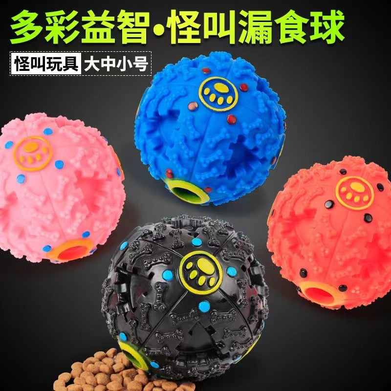 Interactive Treat Dispensing Dog Chew Ball Toy