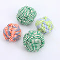 Cotton Rope Chew Ball for Dogs and Cats, 5 cm