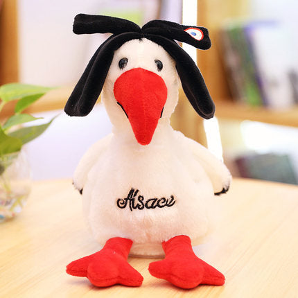 Plush Red Repeating Chicken Toy
