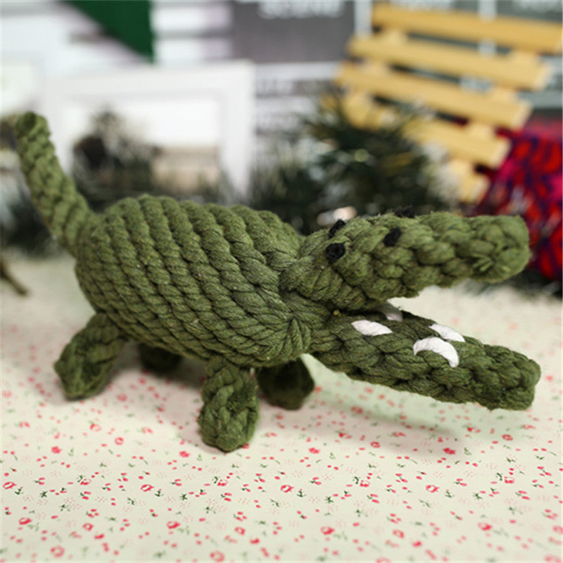 Durable Rope Chew Toy for Dogs, Animal Shapes