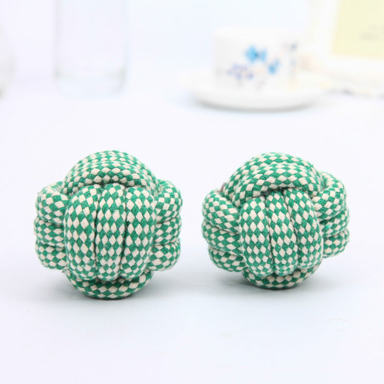 Cotton Rope Chew Ball for Dogs and Cats, 5 cm