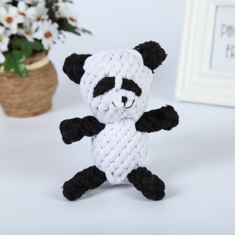 Durable Rope Chew Toy for Dogs, Animal Shapes