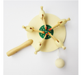 Wooden Toy Chicken Eating Rice