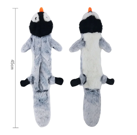 Plush Squeak Dog Chew Toy – Animal Design